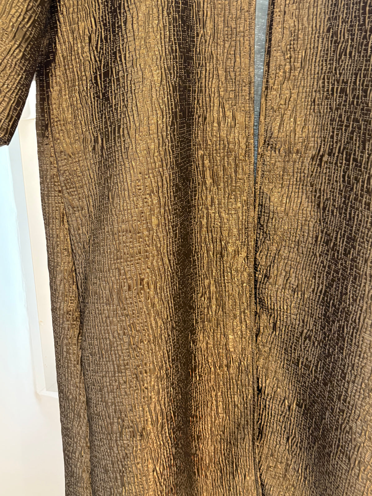 Brocade Coat | Gold