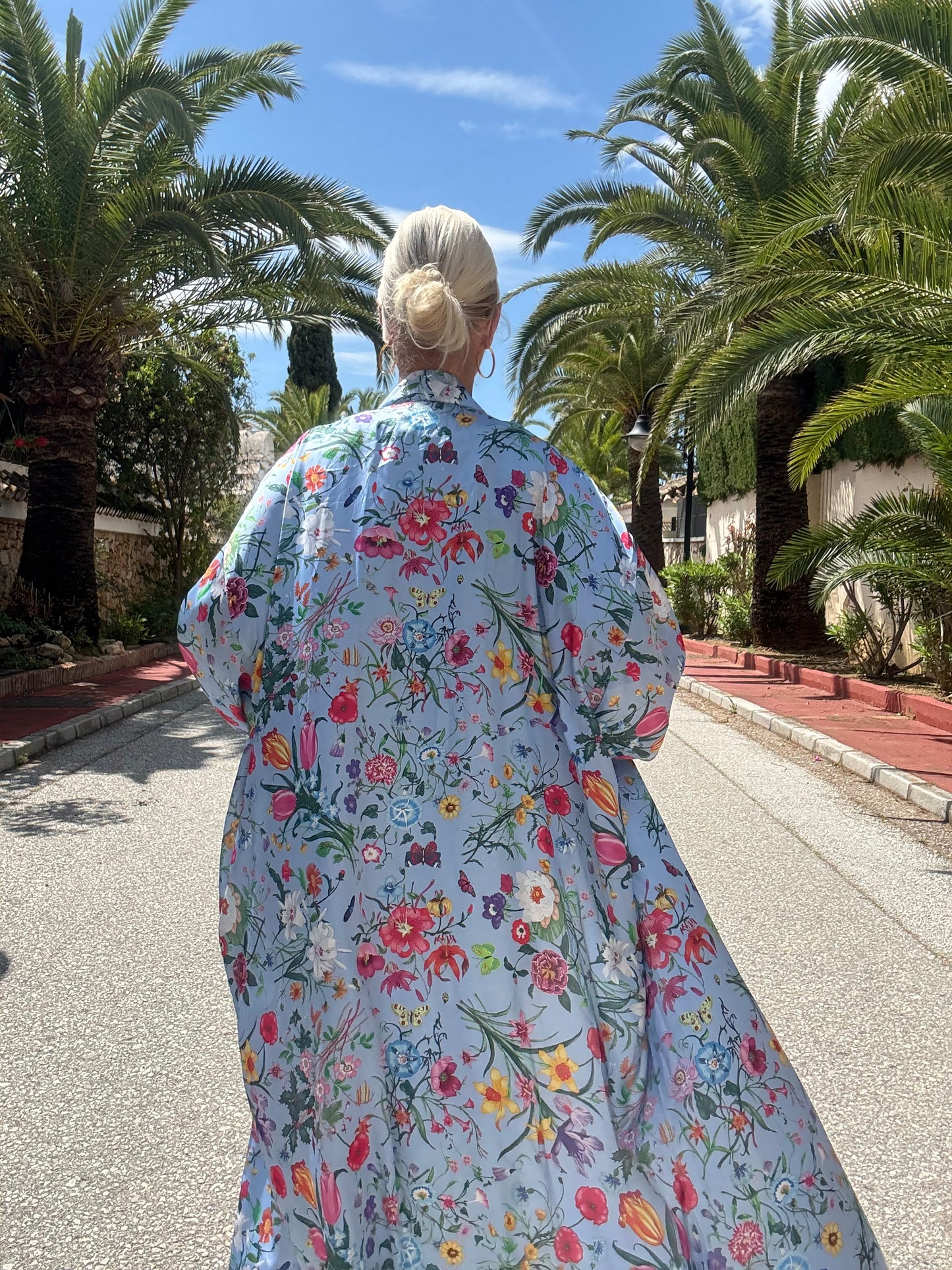 Abaya | Floral Blue