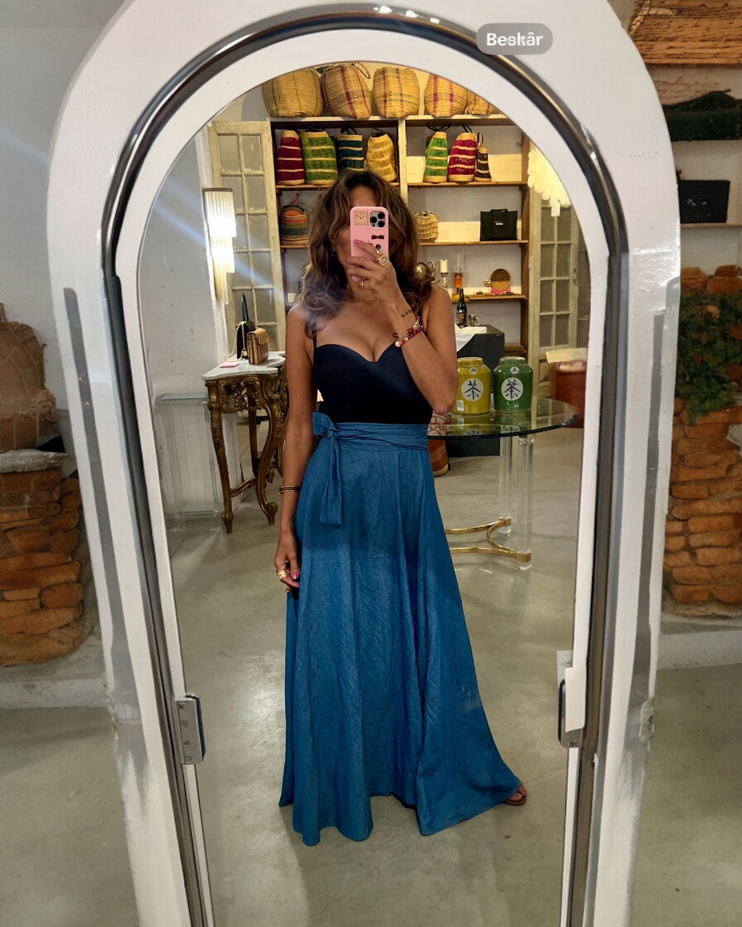 Wrapskirt | Denim