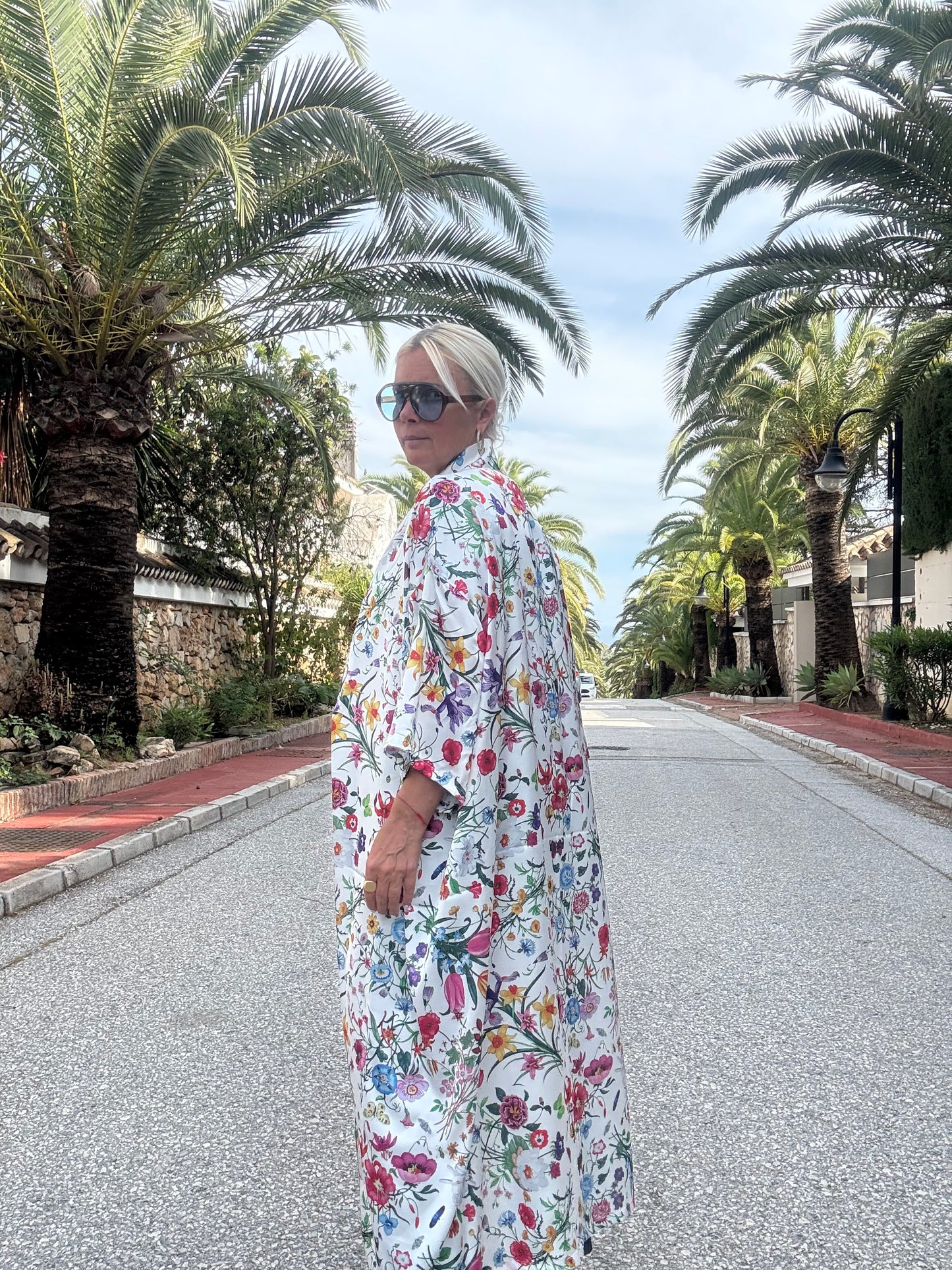 Abaya | Floral White