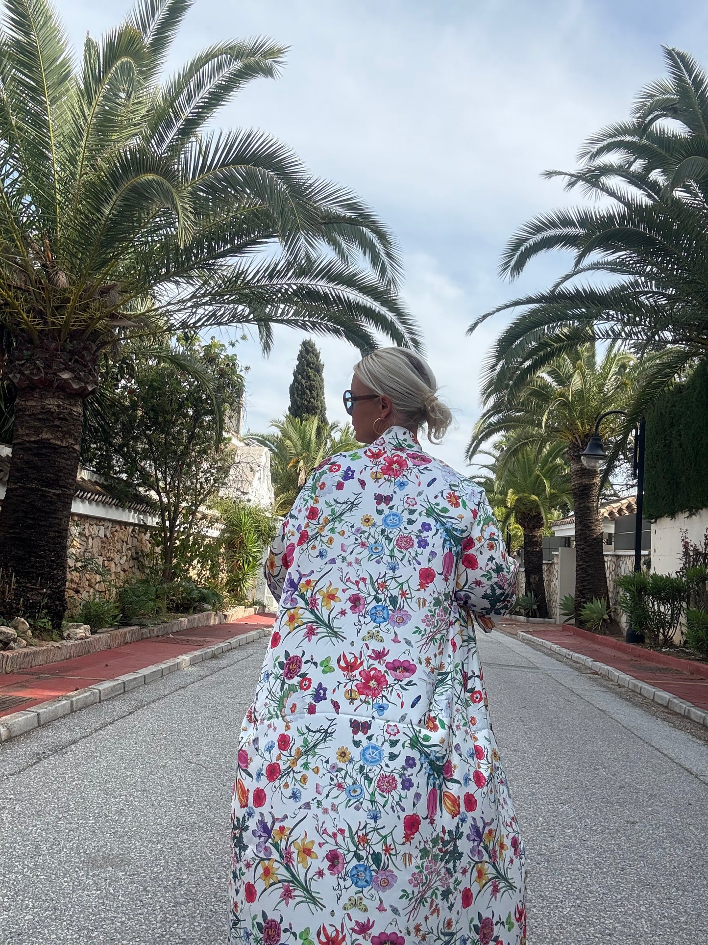 Abaya | Floral White
