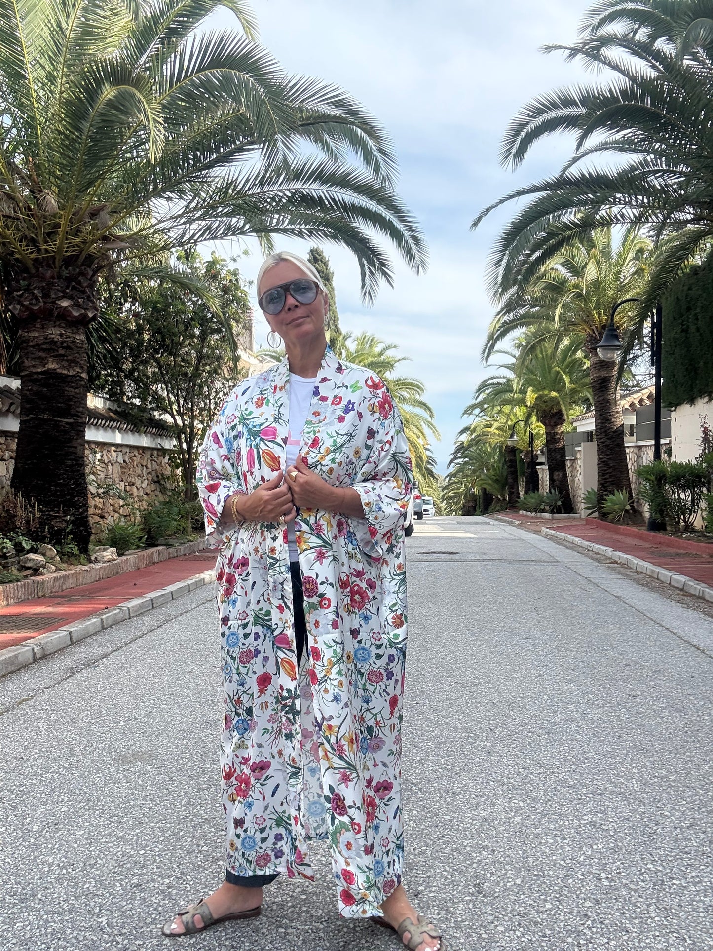 Abaya | Floral White