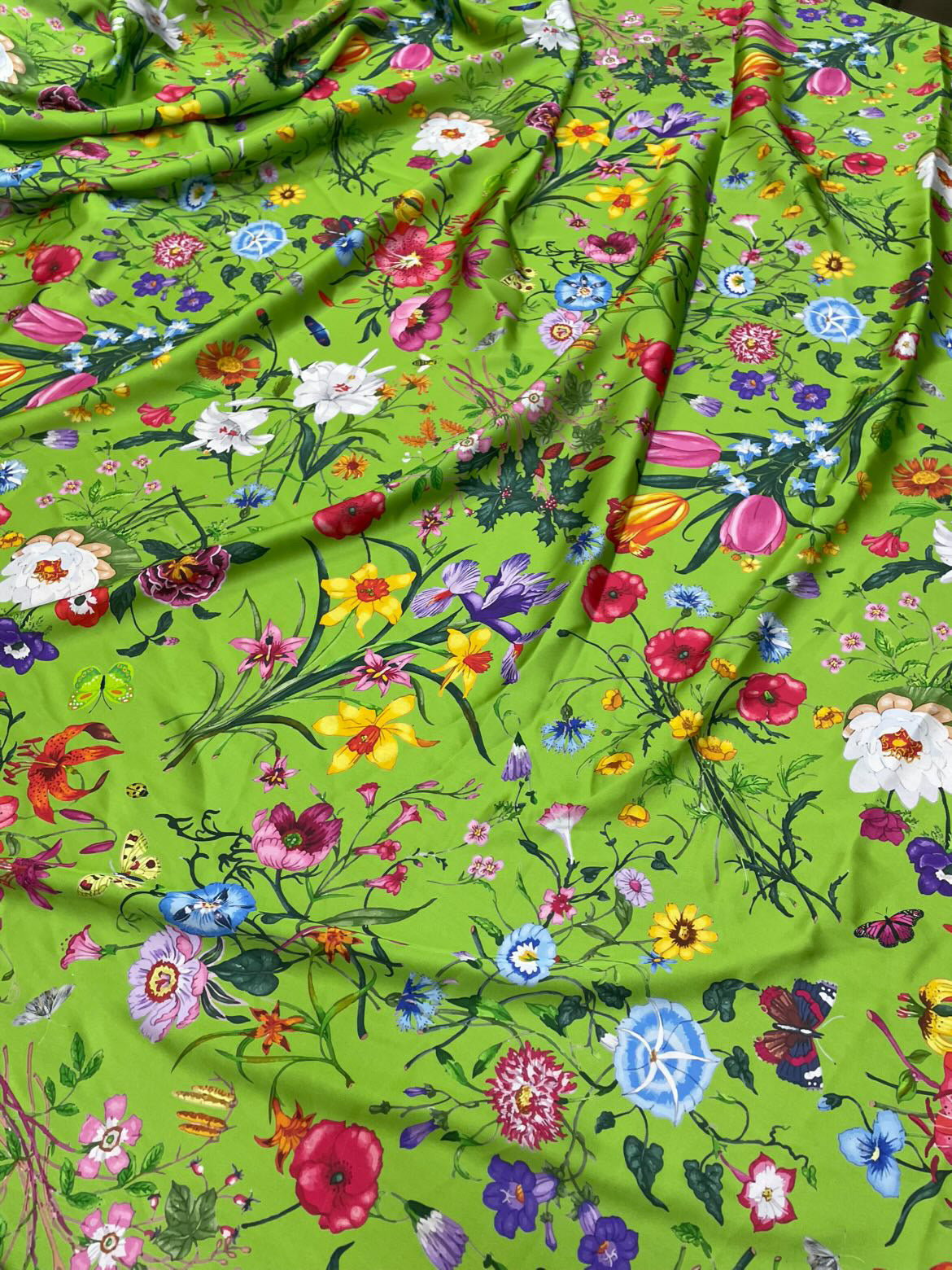 Kaftan | Floral green