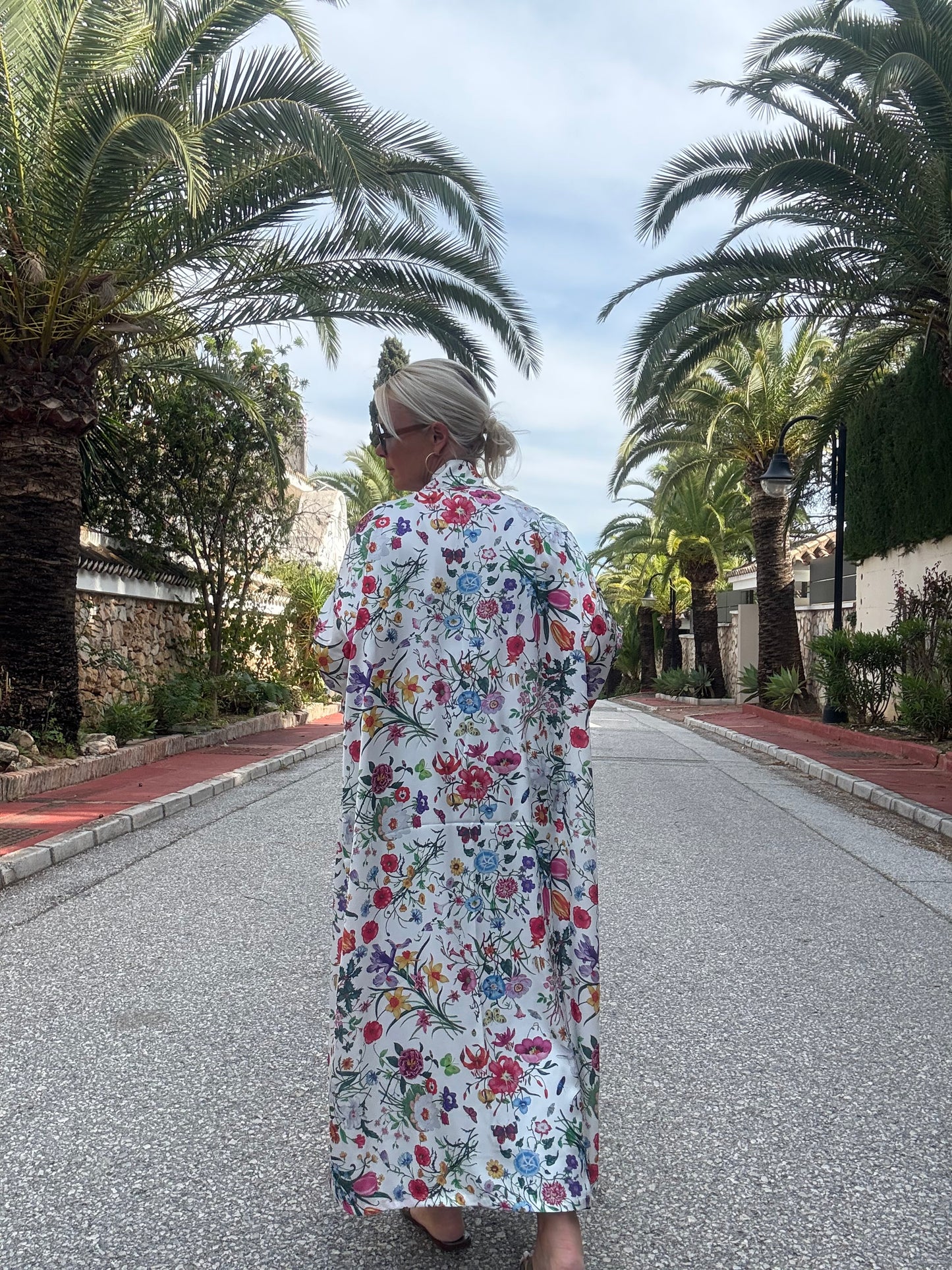 Abaya | Floral White