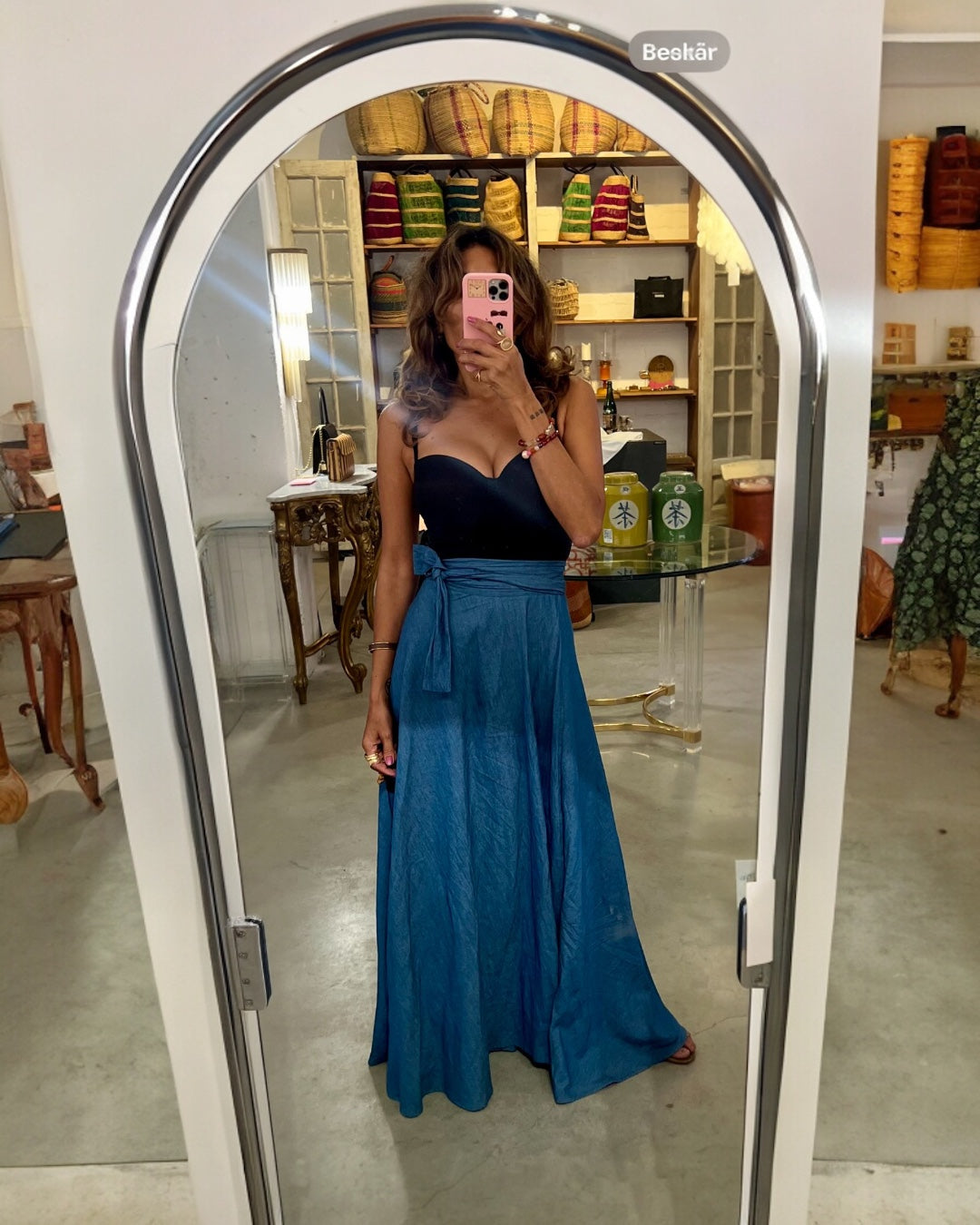 Wrapskirt | Denim