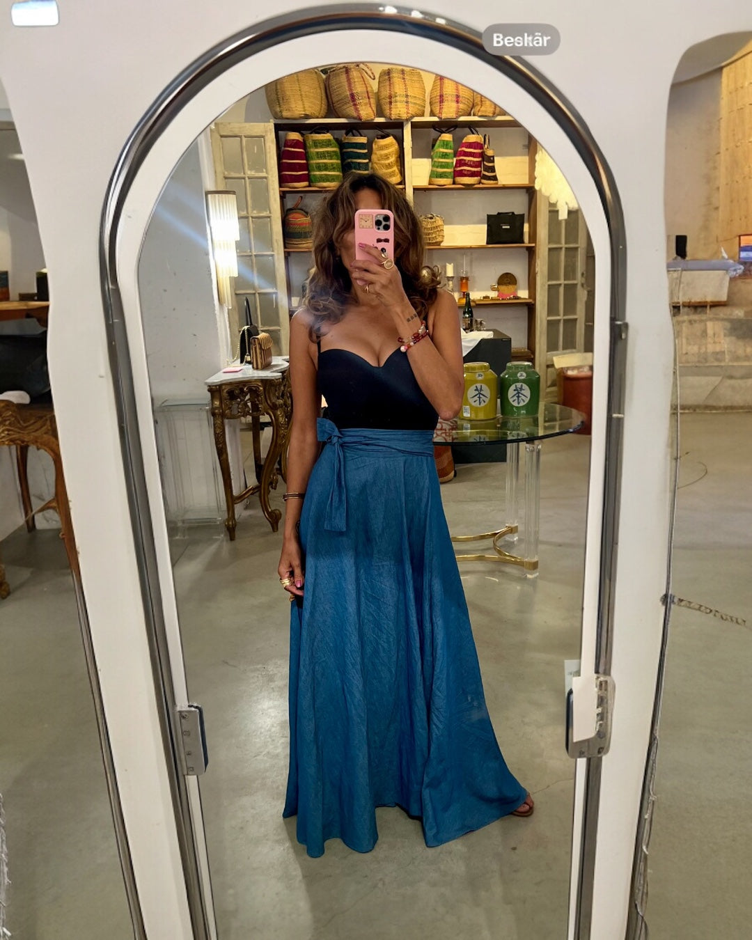 Wrapskirt | Denim