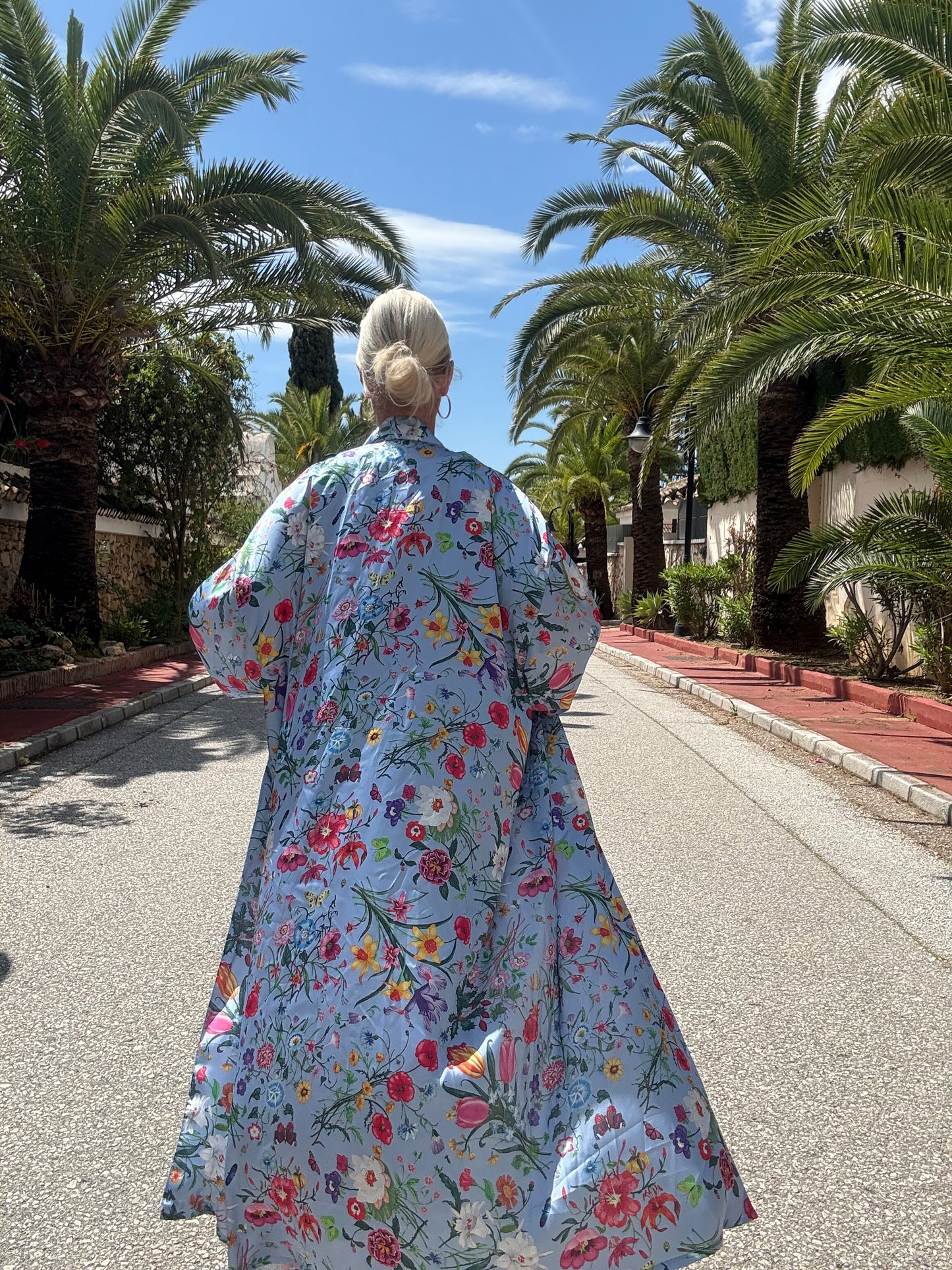 Abaya | Floral Blue