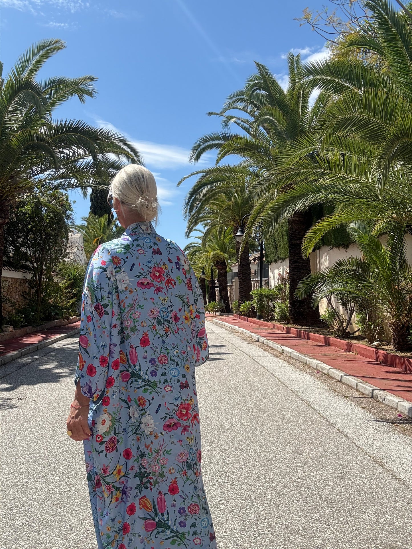 Abaya | Floral Blue