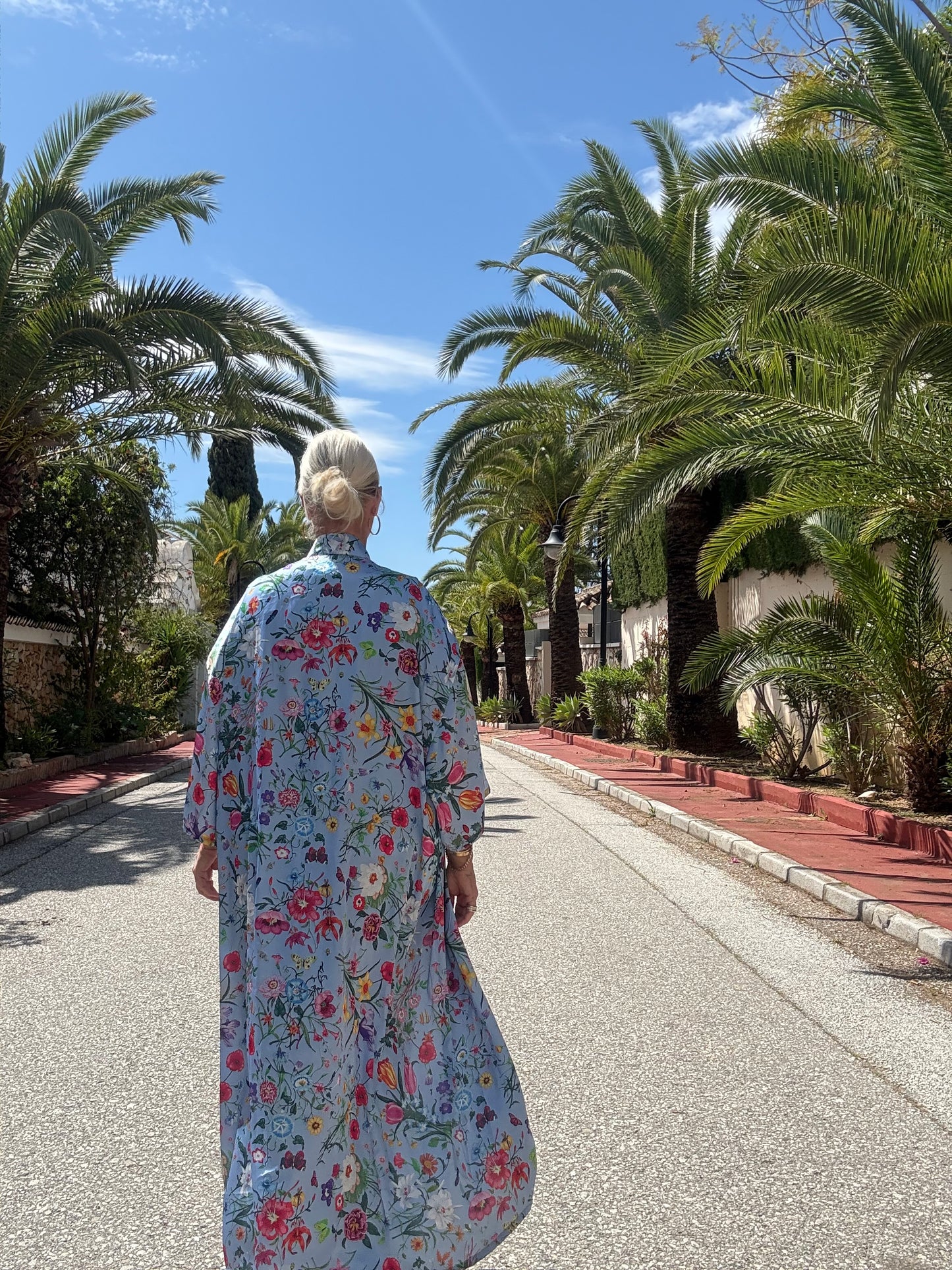 Abaya | Floral Blue