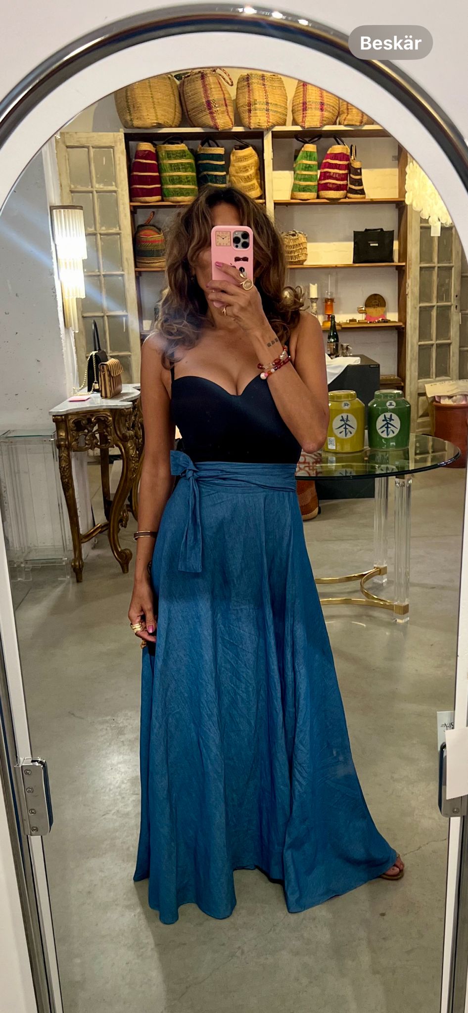 Wrapskirt | Denim