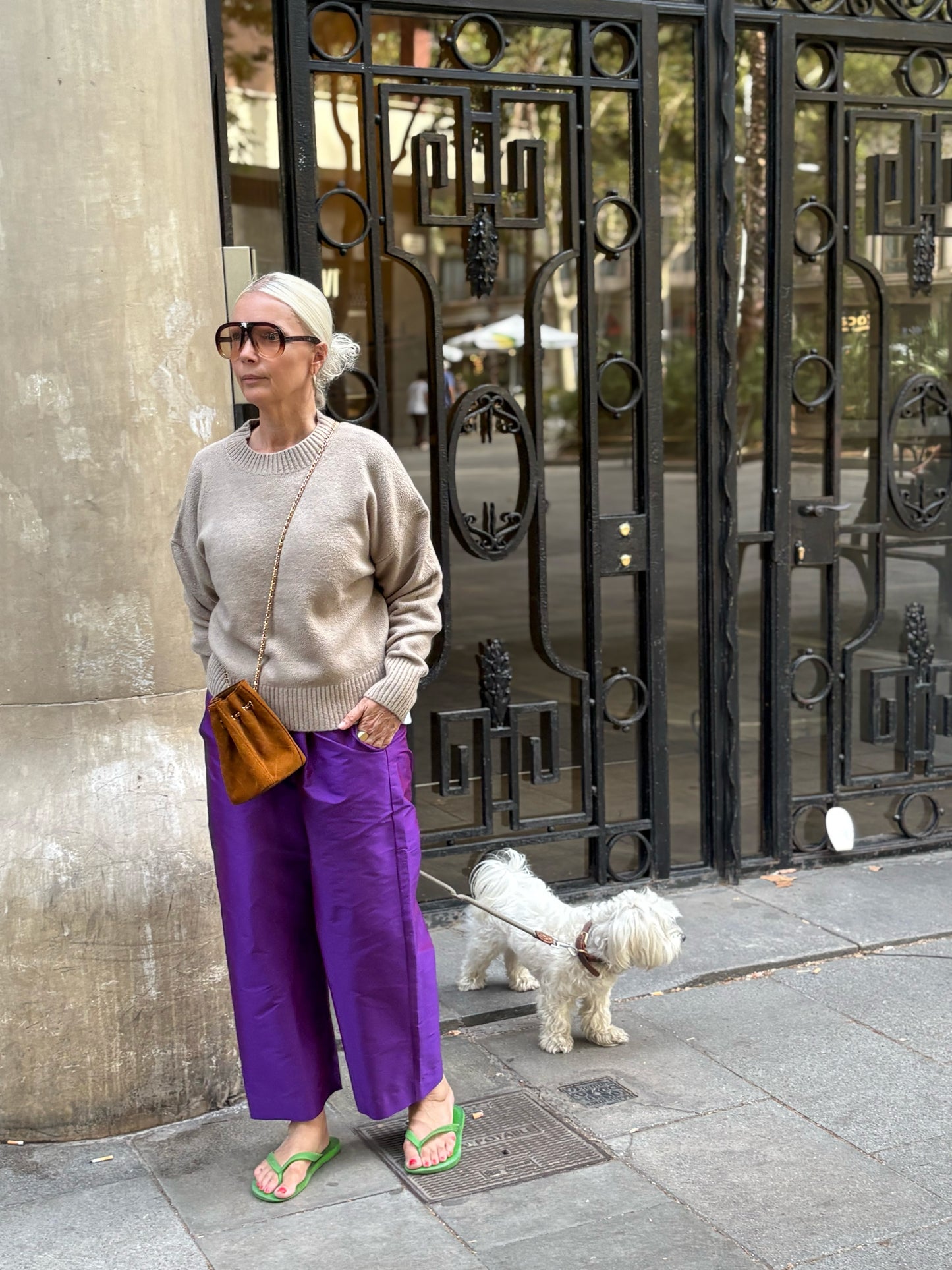 Taft Pants | Purple
