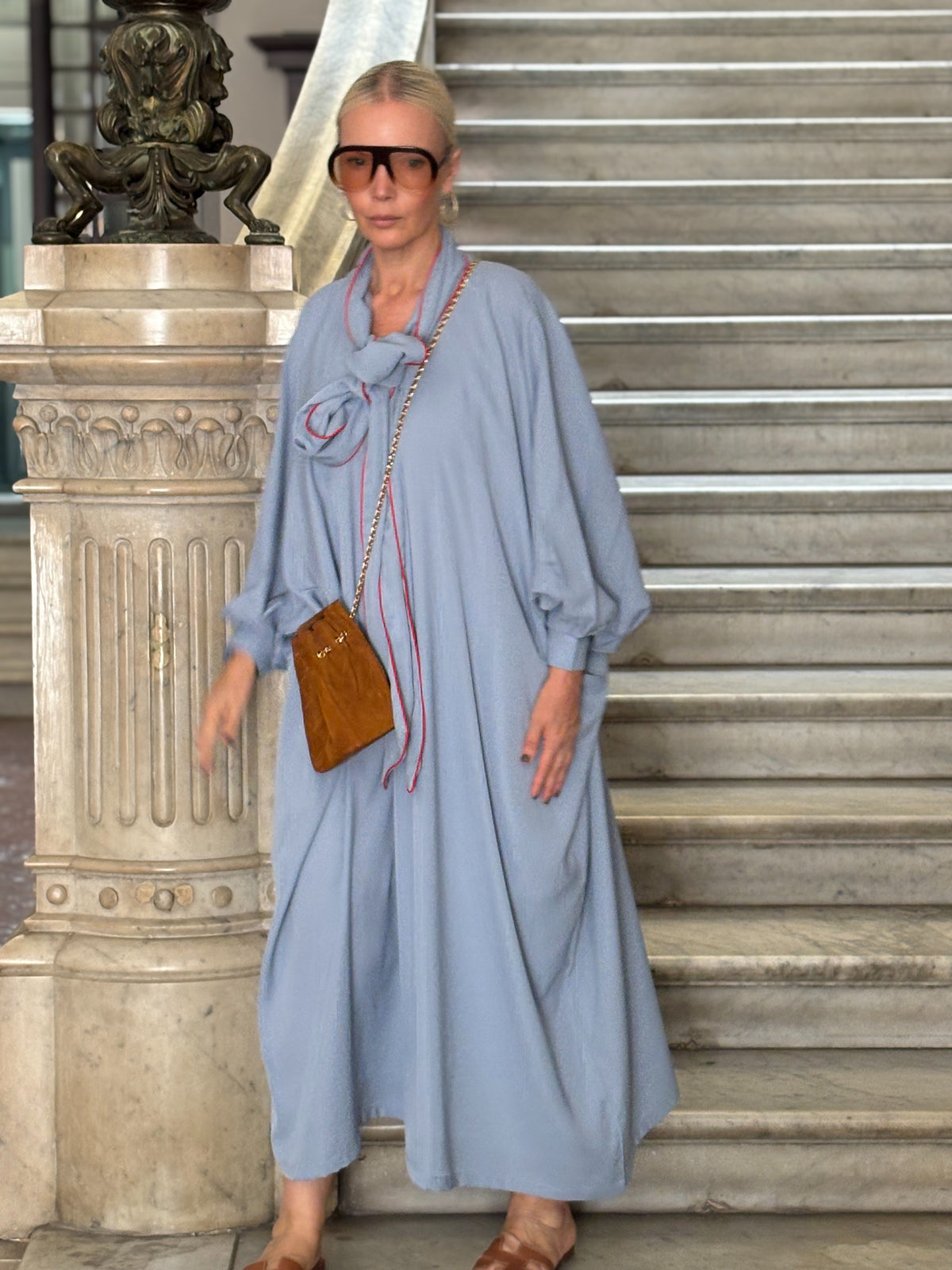 Bow Dress | Baby Blue