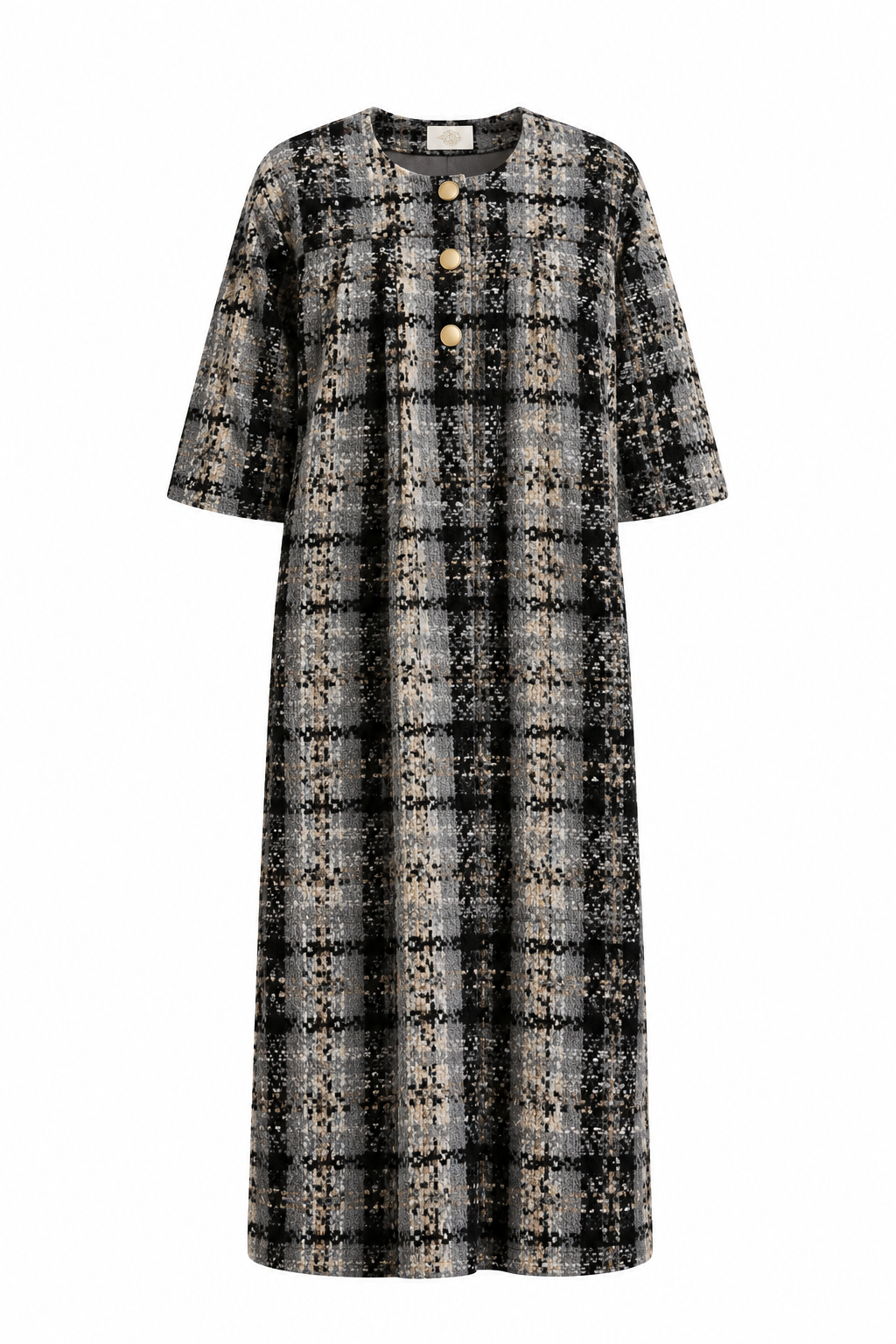 Camille Coat | Grey Shimmer