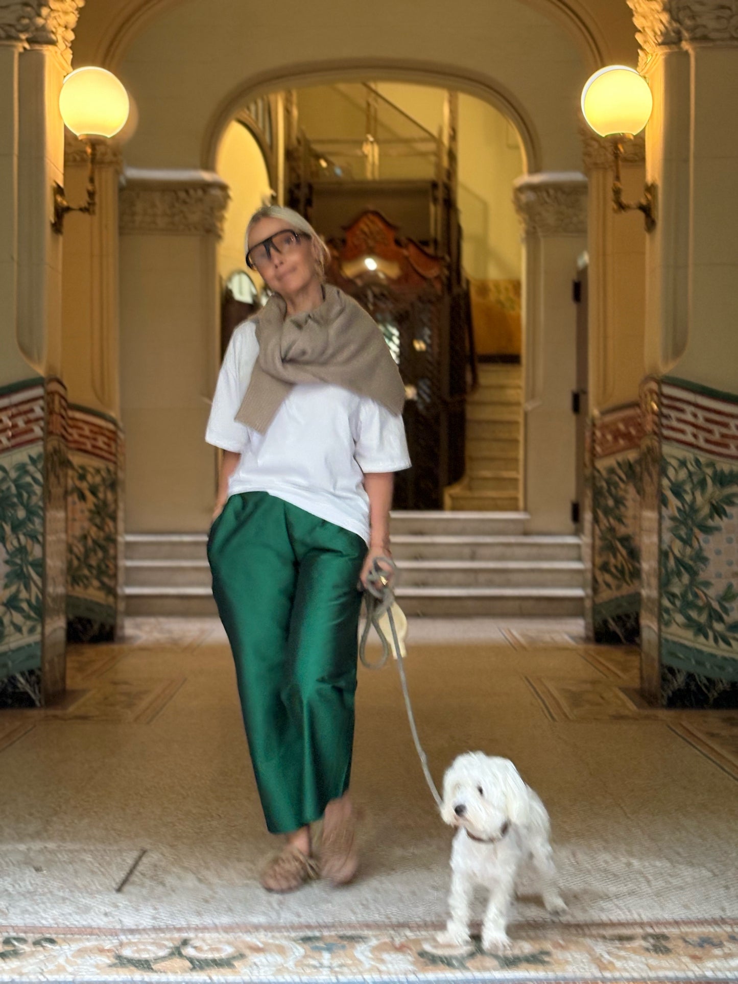 Taft Pants | Emerald Green