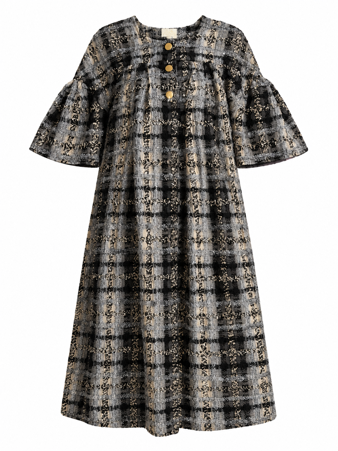 Camille Coat | Grey schimmer