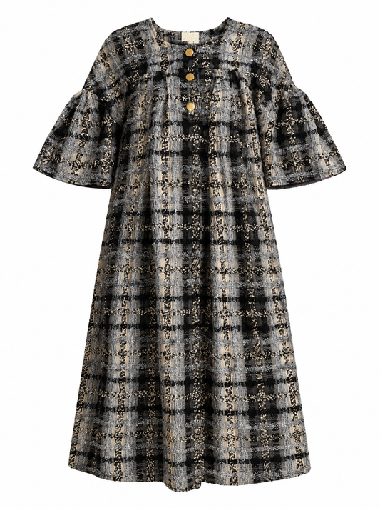 Camille Coat | Grey schimmer