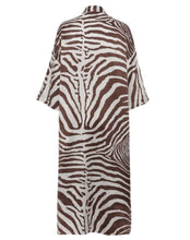 Load image into Gallery viewer, Zebra abaya | Brown White
