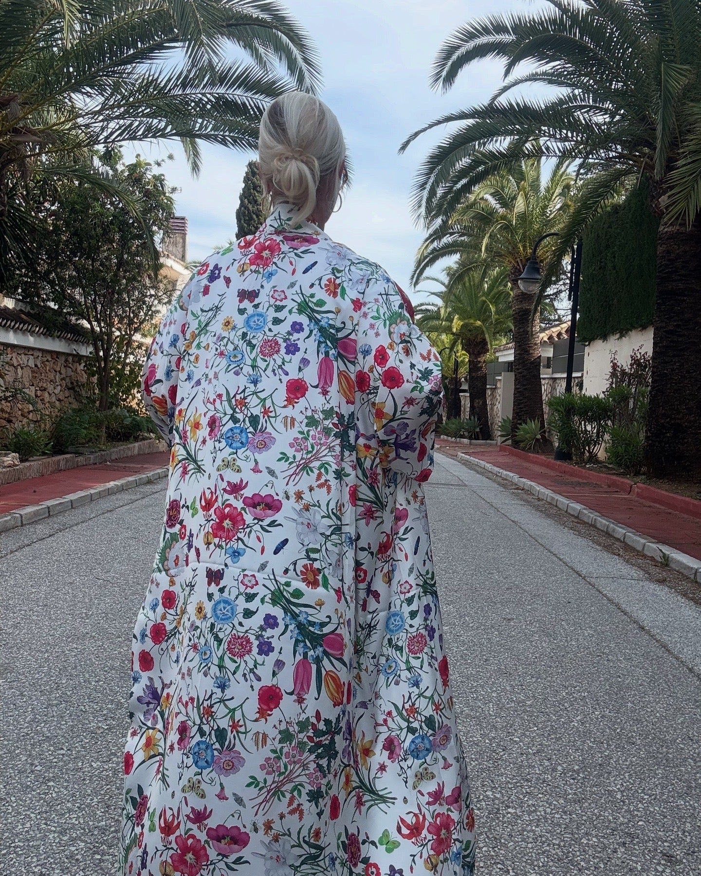 Abaya | Floral White