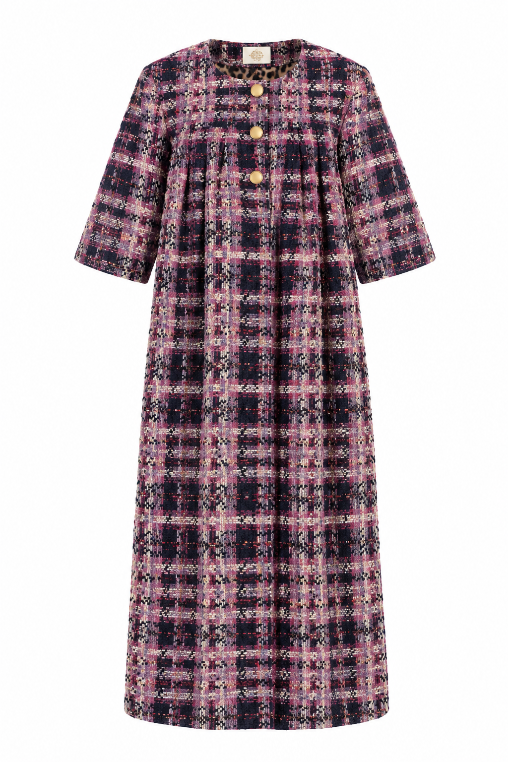 Camille Coat | Purple Shimmer
