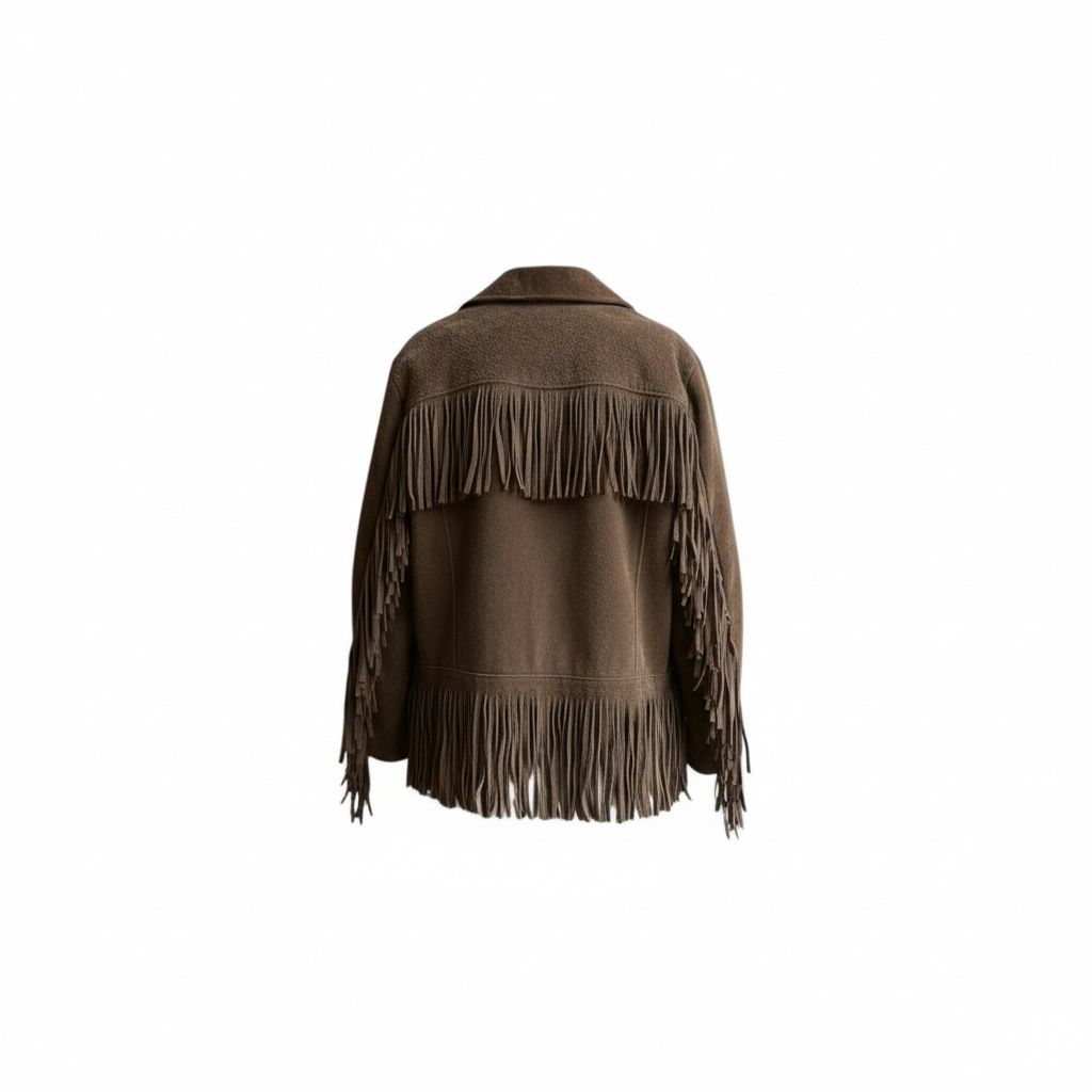 Vintage Suede Fringe Jacket