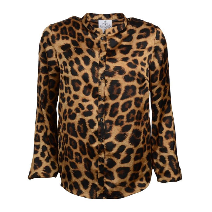 Leopard print classic shirt