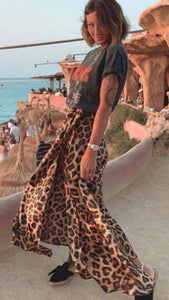 Leopard print wrapskirt | Classic color
