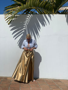 Wrap skirt | Gold