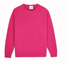 Load image into Gallery viewer, Fitted cashmere round neck