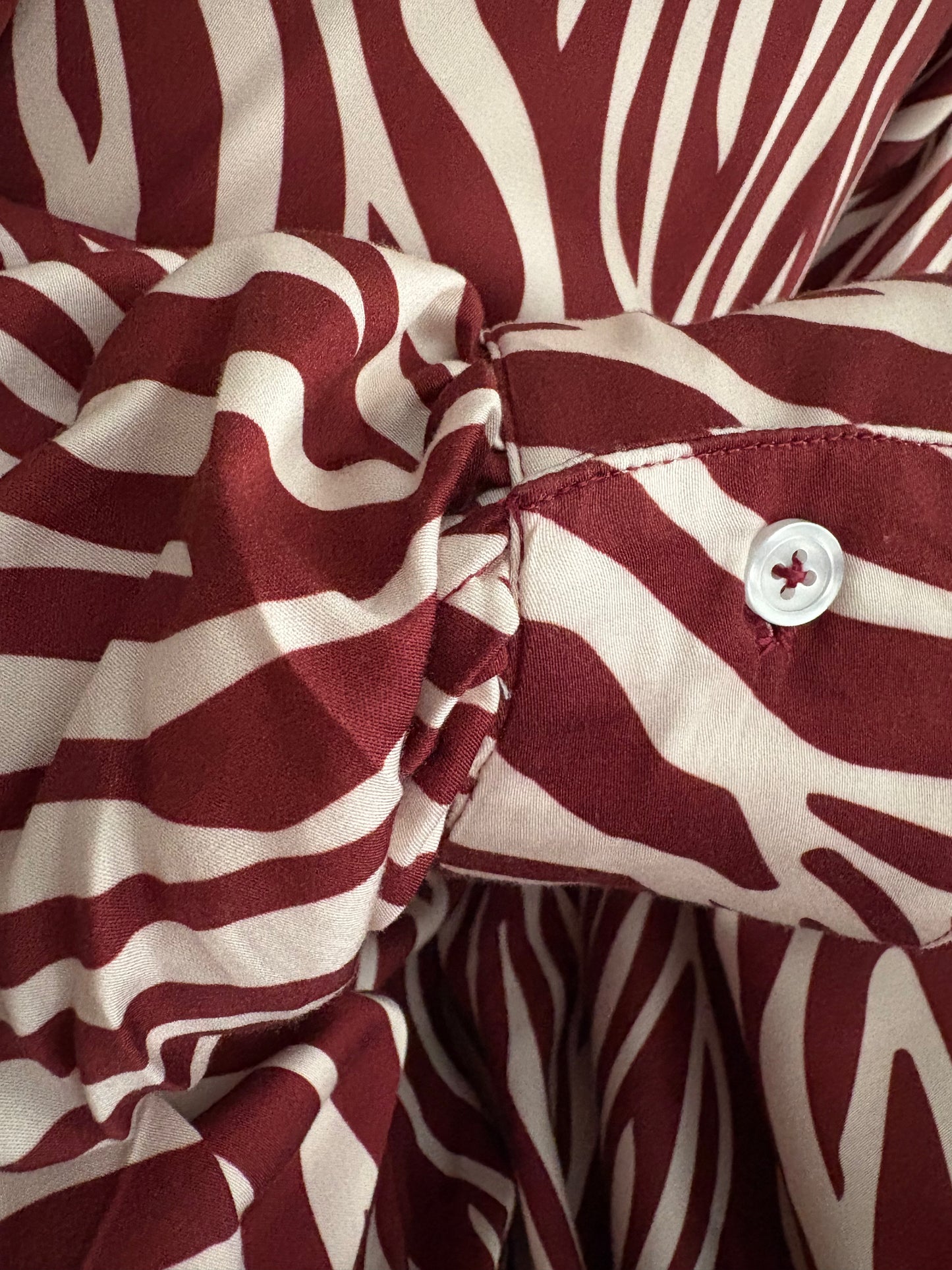 Brown Dress | White Brown Zebra