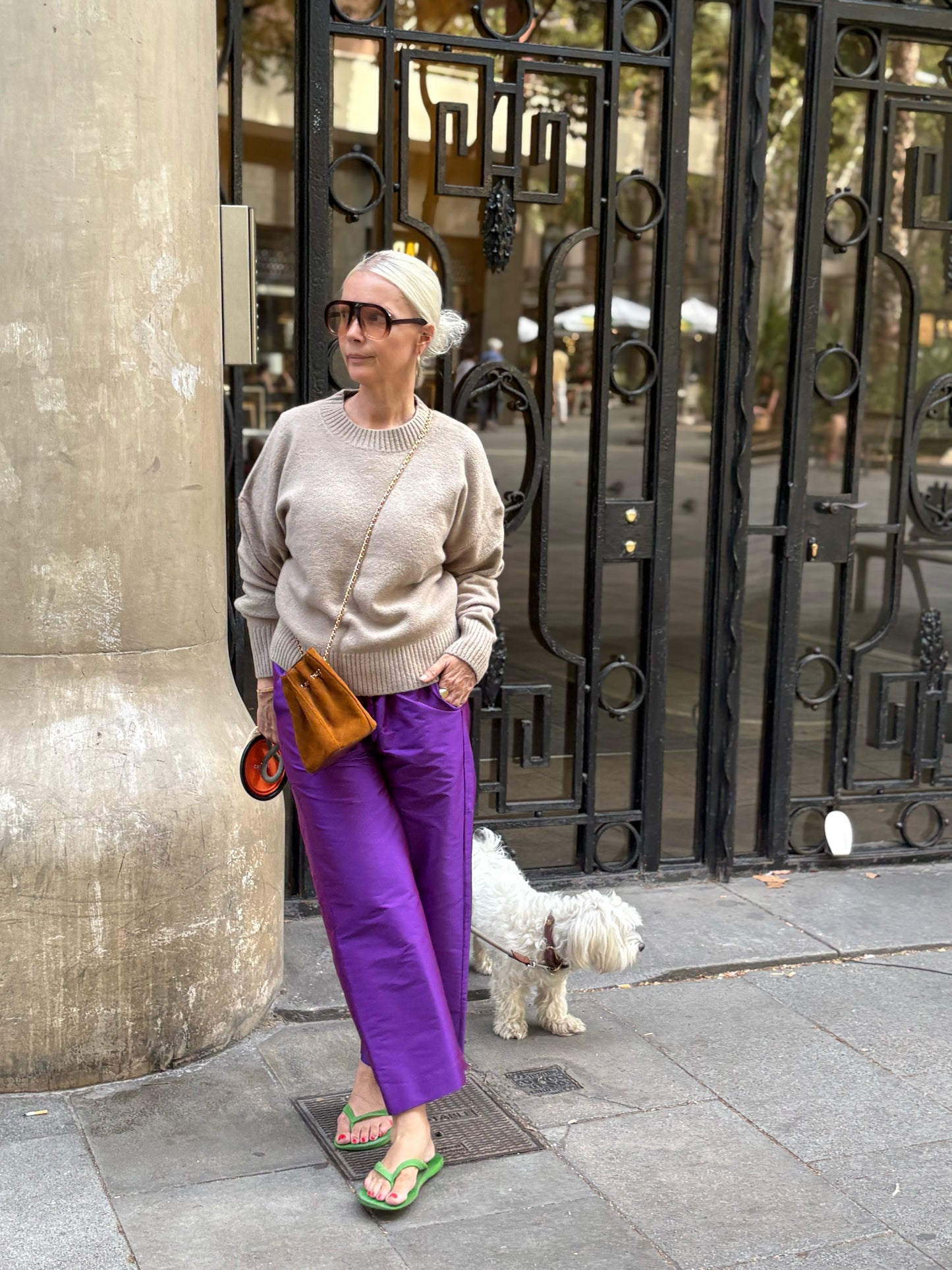 Taft Pants | Purple