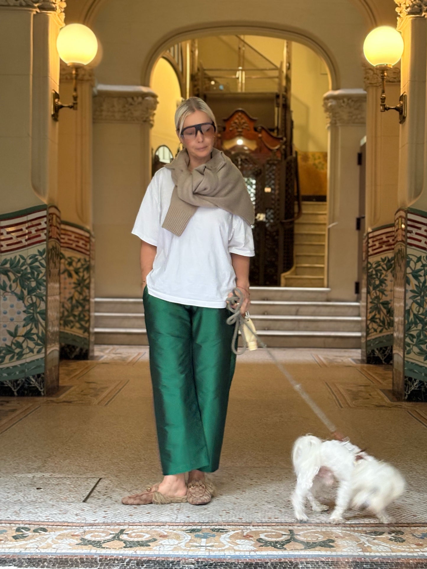 Taft Pants | Emerald Green