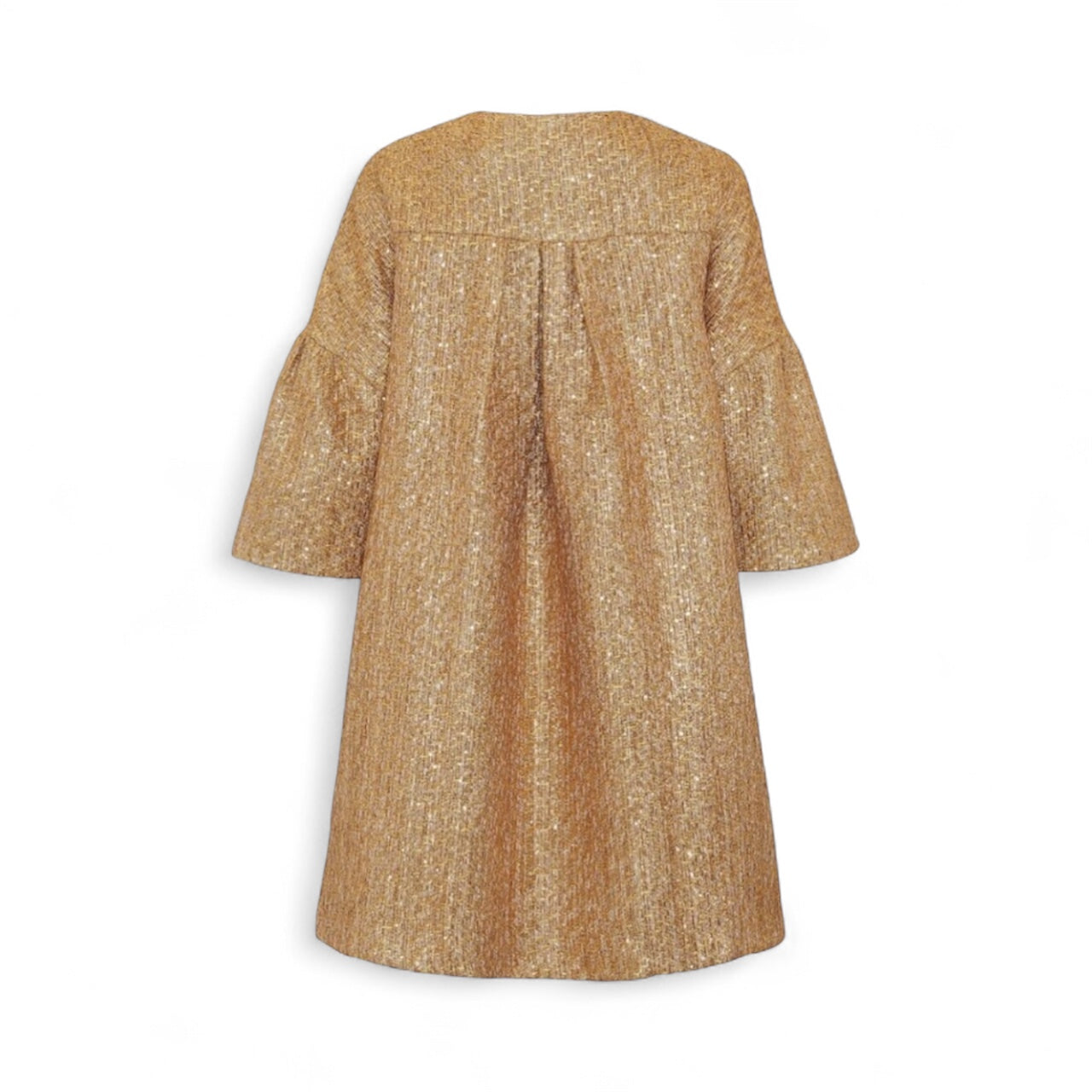 Camille coat gold boucle