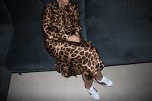 Load image into Gallery viewer, Pussy bow dress | Classic leopard print